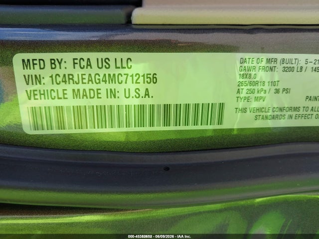 Jeep Grand Cherokee Laredo E 4x2 2021 1C4RJEAG4MC712156 Image 9