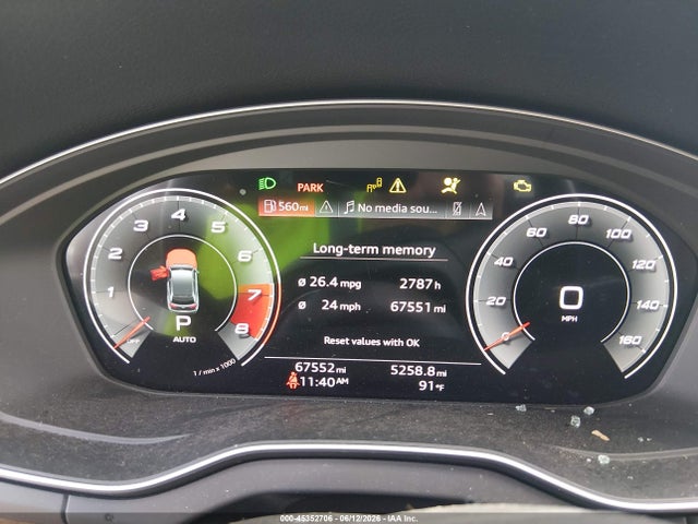 45352706 :رقم المزاد ، WA1BAAFY9M2106153 vin ، 2021 Audi Q5 Premium Plus 45 Tfsi Quattro S Tronic مزاد بيع