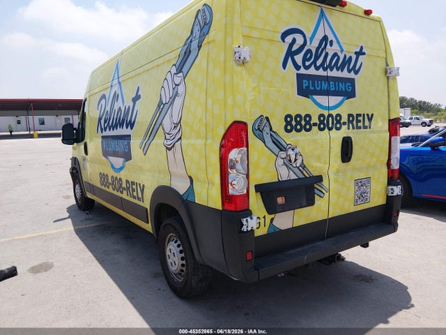 Продажа на аукционе авто 2025 Ram Promaster 2500 Tradesman High Roof 159 Wb W/pass Seat, vin: 3C6LRVDG4SE554795, номер лота: 45352865