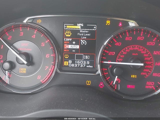 Aukcja sprzedaży 2017 Subaru Wrx Sti, vin: JF1VA2V60H9814464, numer aukcji: 45353024