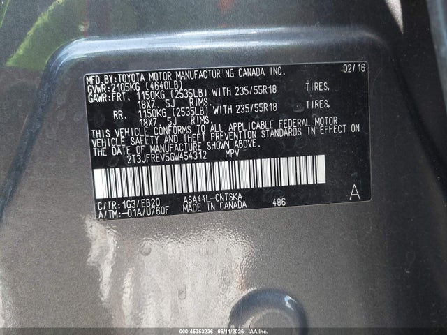 Toyota RAV4 SE 2016 2T3JFREV5GW454312 Image 9
