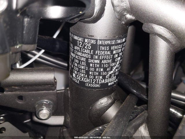 Kawasaki Ex500 H 2026 ML5EXGH12TDA98689 Image 10