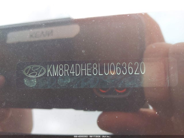 Продаж на аукціоні авто 2020 Hyundai Palisade Sel, vin: KM8R4DHE8LU063620, номер лоту: 45353353