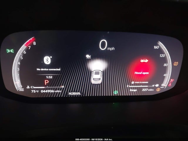 45353355 :رقم المزاد ، 5J8YE1H0XSL011007 vin ، 2025 Acura Mdx A-spec مزاد بيع