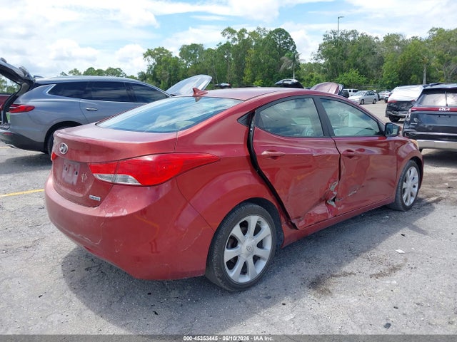 2013 Hyundai Elantra Limited მანქანა იყიდება აუქციონზე, vin: 5NPDH4AE0DH242405, აუქციონის ნომერი: 45353445