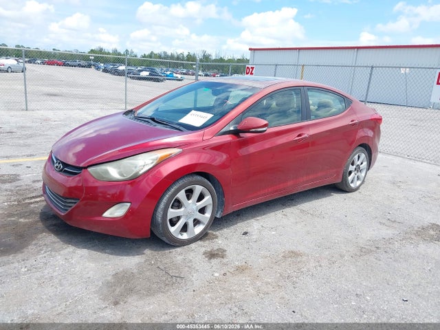 2013 Hyundai Elantra Limited მანქანა იყიდება აუქციონზე, vin: 5NPDH4AE0DH242405, აუქციონის ნომერი: 45353445