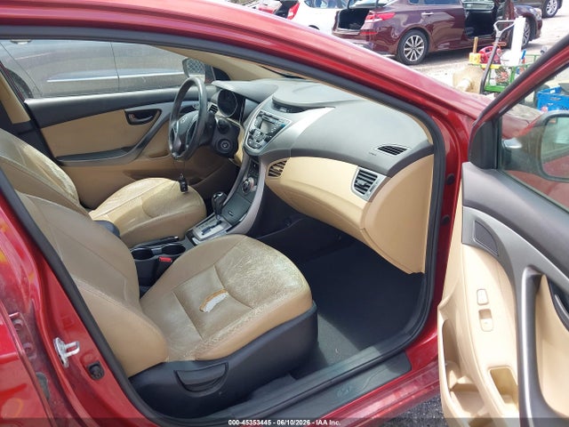 2013 Hyundai Elantra Limited მანქანა იყიდება აუქციონზე, vin: 5NPDH4AE0DH242405, აუქციონის ნომერი: 45353445