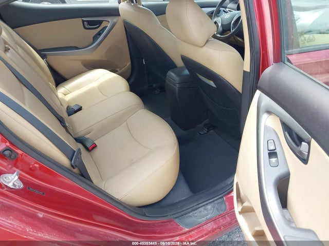 2013 Hyundai Elantra Limited მანქანა იყიდება აუქციონზე, vin: 5NPDH4AE0DH242405, აუქციონის ნომერი: 45353445