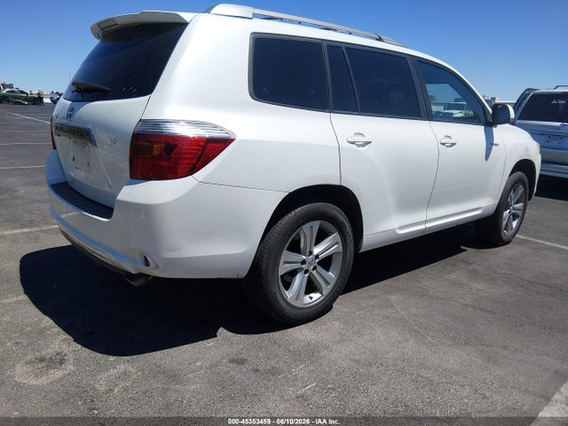 2008 Toyota Highlander Sport მანქანა იყიდება აუქციონზე, vin: JTEDS43A582054543, აუქციონის ნომერი: 45353459