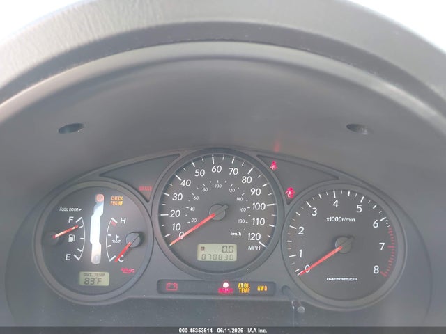 Aukcja sprzedaży 2006 Subaru Impreza 2.5i, vin: JF1GG67616H811605, numer aukcji: 45353514