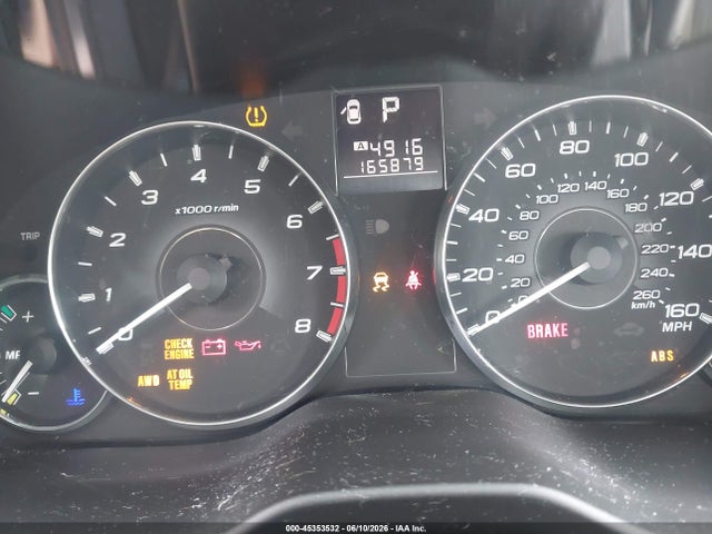 Aukcja sprzedaży 2012 Subaru Outback 3.6r Limited, vin: 4S4BRDKC6C2242809, numer aukcji: 45353532