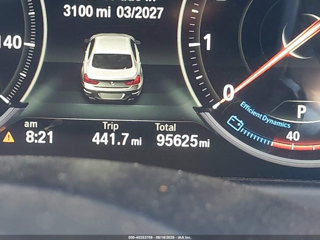 45353709 :رقم المزاد ، WBA6B2C59FD799198 vin ، 2015 Bmw 650i Gran Coupe مزاد بيع