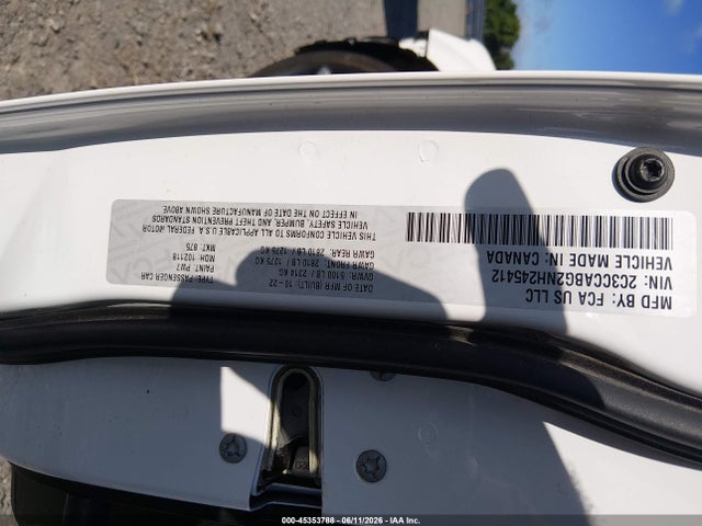 Aukcja sprzedaży 2022 Chrysler 300 S, vin: 2C3CCABG2NH245412, numer aukcji: 45353788