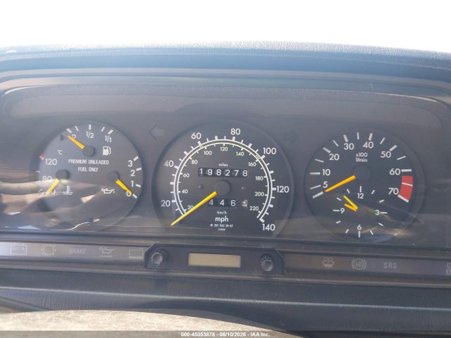 45353878 :رقم المزاد ، WDBDA29D1PG022198 vin ، 1993 Mercedes-benz 190 E 2.6 مزاد بيع