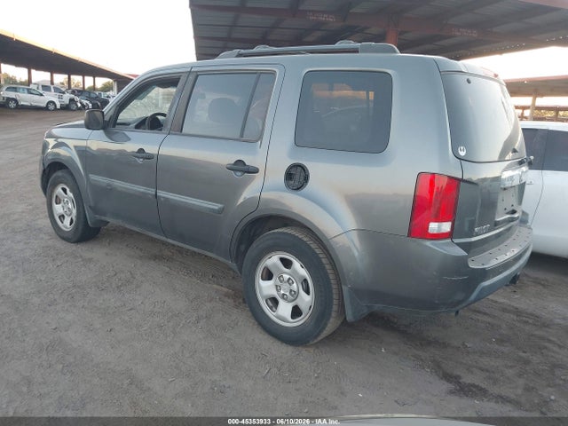 2011 Honda Pilot Lx მანქანა იყიდება აუქციონზე, vin: 5FNYF3H29BB030160, აუქციონის ნომერი: 45353933