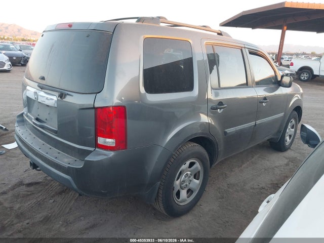2011 Honda Pilot Lx მანქანა იყიდება აუქციონზე, vin: 5FNYF3H29BB030160, აუქციონის ნომერი: 45353933