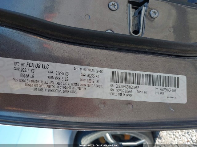 Dodge Charger Sxt Rwd 2017 2C3CDXHG2HH515587 Image 9