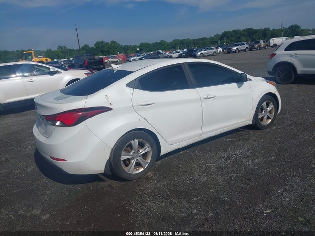 2016 Hyundai Elantra Value Edition მანქანა იყიდება აუქციონზე, vin: 5NPDH4AE8GH689701, აუქციონის ნომერი: 45354133