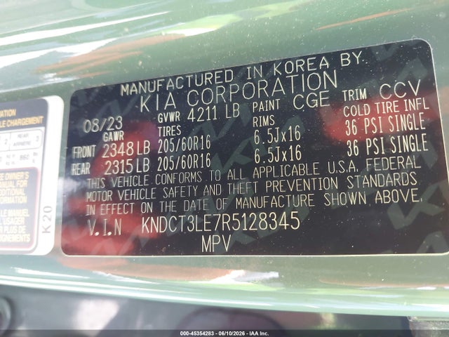 KIA NIRO SX 2024 KNDCT3LE7R5128345 Image 9
