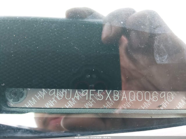 45354378 :رقم المزاد ، 19UUA9F5XBA000690 vin ، 2011 Acura Tl 3.7 مزاد بيع