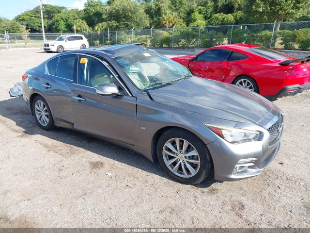 Продажа на аукционе авто 2017 Infiniti Q50 3.0t Premium, vin: JN1EV7APXHM733756, номер лота: 45354396