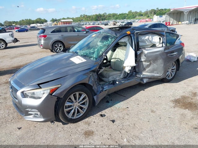 Продажа на аукционе авто 2017 Infiniti Q50 3.0t Premium, vin: JN1EV7APXHM733756, номер лота: 45354396