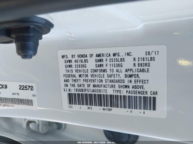 19UUB2F57JA009172 Acura Tlx Tech Pkg