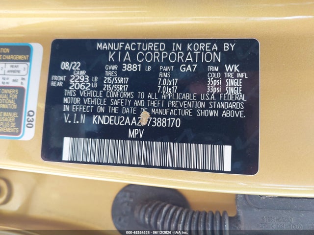 KIA SELTOS S 2023 KNDEU2AA2P7388170 Image 9
