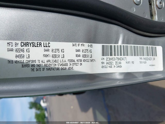 Aukcja sprzedaży 2009 Chrysler 300 Touring, vin: 2C3KA53V79H634171, numer aukcji: 45354587
