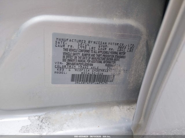 Продаж на аукціоні авто 2015 Nissan Sentra Fe+ S/s/sl/sr/sv, vin: 3N1AB7AP2FL629194, номер лоту: 45354629