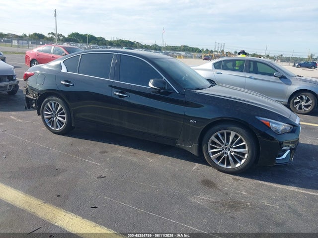Продажа на аукционе авто 2018 Infiniti Q50 2.0t Luxe, vin: JN1CV7AP3JM241177, номер лота: 45354799