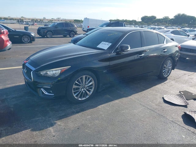Продажа на аукционе авто 2018 Infiniti Q50 2.0t Luxe, vin: JN1CV7AP3JM241177, номер лота: 45354799