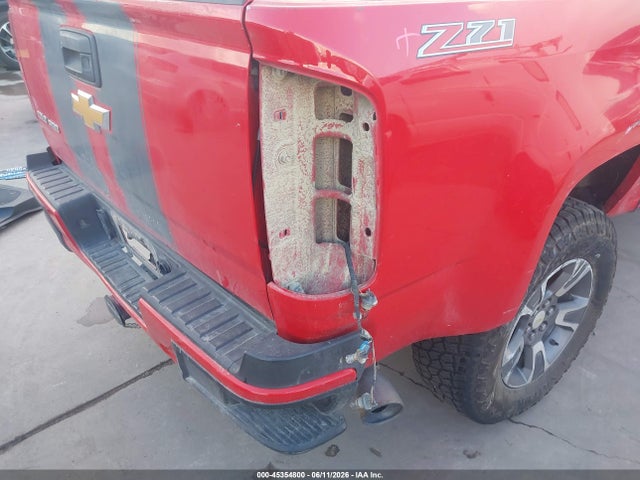 45354800 :رقم المزاد ، 1GCGSDE36G1349588 vin ، 2016 Chevrolet Colorado Z71 مزاد بيع