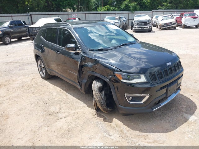 2018 Jeep Compass Limited 4x4 მანქანა იყიდება აუქციონზე, vin: 3C4NJDCB1JT340737, აუქციონის ნომერი: 45354852