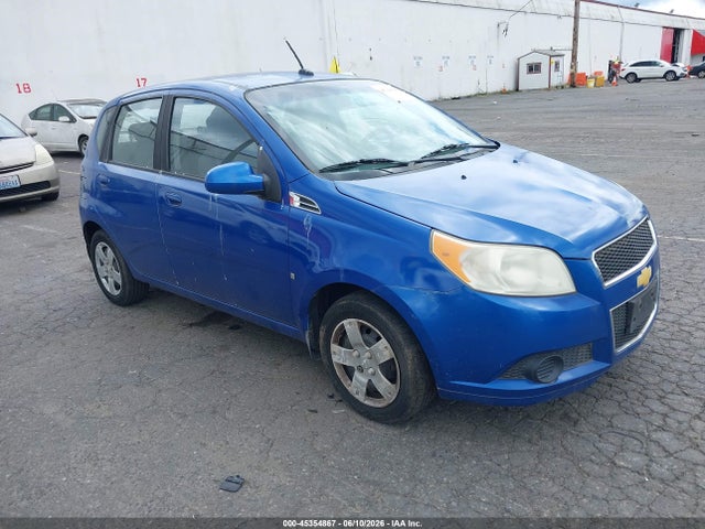 2009 Chevrolet Aveo Lt მანქანა იყიდება აუქციონზე, vin: KL1TD66E99B306078, აუქციონის ნომერი: 45354867