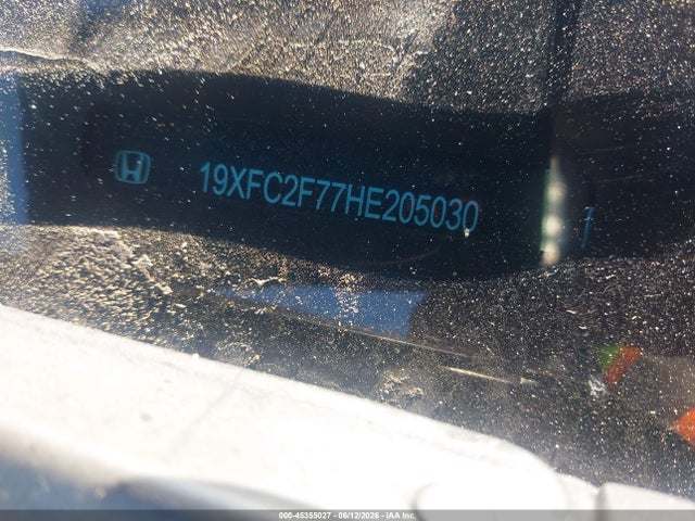 Aukcja sprzedaży 2017 Honda Civic Ex, vin: 19XFC2F77HE205030, numer aukcji: 45355027