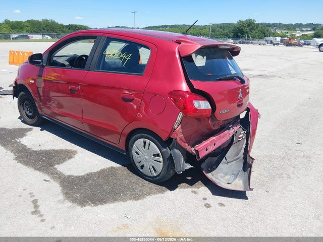 45355044 :رقم المزاد ، ML32A3HJXHH020969 vin ، 2017 Mitsubishi Mirage Es مزاد بيع
