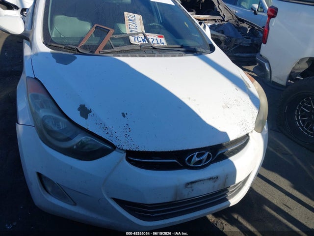 Продаж на аукціоні авто 2013 Hyundai Elantra Limited, vin: 5NPDH4AE8DH450144, номер лоту: 45355054