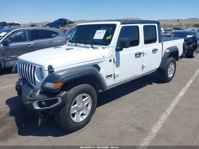 45355174 :رقم المزاد ، 1C6HJTAG9PL523840 vin ، 2023 Jeep Gladiator Sport S 4x4 مزاد بيع