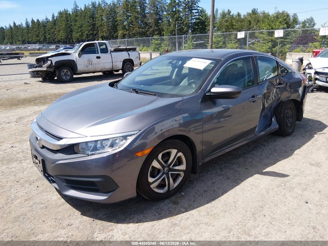 Honda Civic Lx 2016 2HGFC2F54GH537512 Image 2