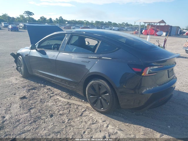 2025 Tesla Model 3 მანქანა იყიდება აუქციონზე, vin: 5YJ3E1EA6SF000952, აუქციონის ნომერი: 45355276