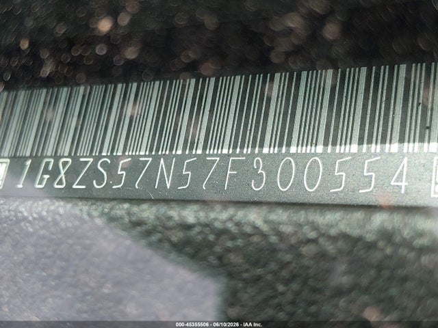 45355506 :رقم المزاد ، 1G8ZS57N57F300554 vin ، 2007 Saturn Aura Xe مزاد بيع