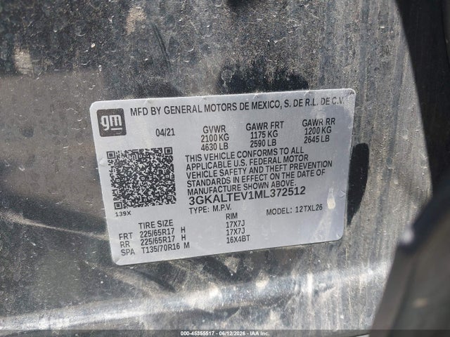 GMC Terrain Awd Sle 2021 3GKALTEV1ML372512 Image 9