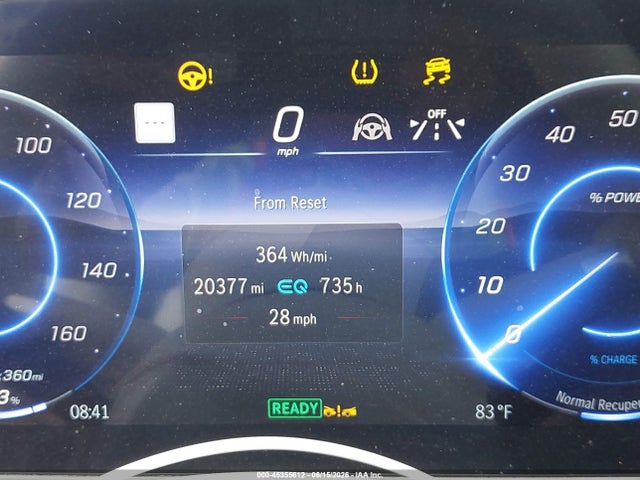 45355612 :رقم المزاد ، W1KCG2DB1PA025581 vin ، 2023 Mercedes-benz Eqs 450+ مزاد بيع