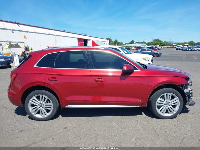 2018 Audi Q5 2.0t Premium/2.0t Tech Premium მანქანა იყიდება აუქციონზე, vin: WA1BNAFY7J2211273, აუქციონის ნომერი: 45355715