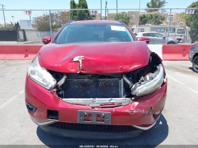 Продажа на аукционе авто 2015 Nissan Murano Sv, vin: 5N1AZ2MG1FN261707, номер лота: 45355761