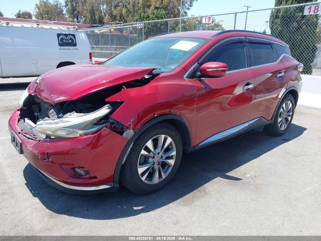 Aukcja sprzedaży 2015 Nissan Murano Sv, vin: 5N1AZ2MG1FN261707, numer aukcji: 45355761