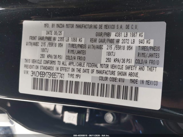 3MVDMBBM7SM857741 Mazda Cx-30 2.5 S Select Sport