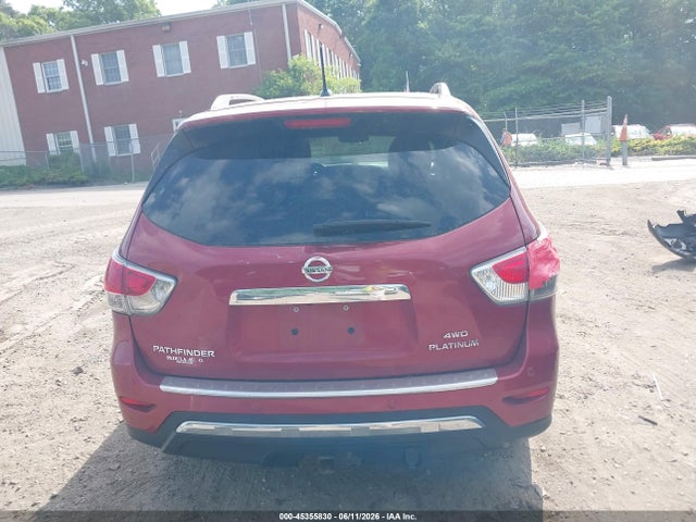 Продаж на аукціоні авто 2015 Nissan Pathfinder Platinum, vin: 5N1AR2MMXFC600451, номер лоту: 45355830