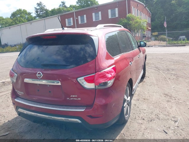 Продаж на аукціоні авто 2015 Nissan Pathfinder Platinum, vin: 5N1AR2MMXFC600451, номер лоту: 45355830